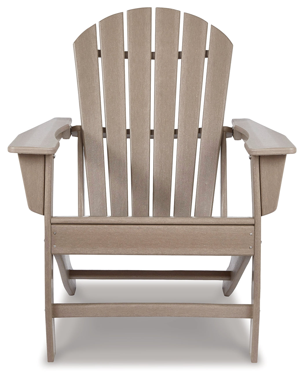 Sundown Treasure Driftwood 4 Adirondack Chairs and Outdoor End Table - P014P2