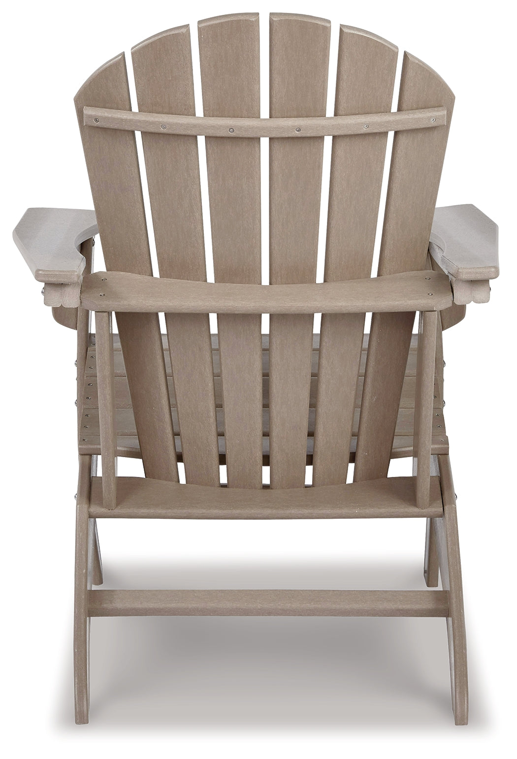 Sundown Treasure Driftwood 4 Adirondack Chairs and Outdoor End Table - P014P2