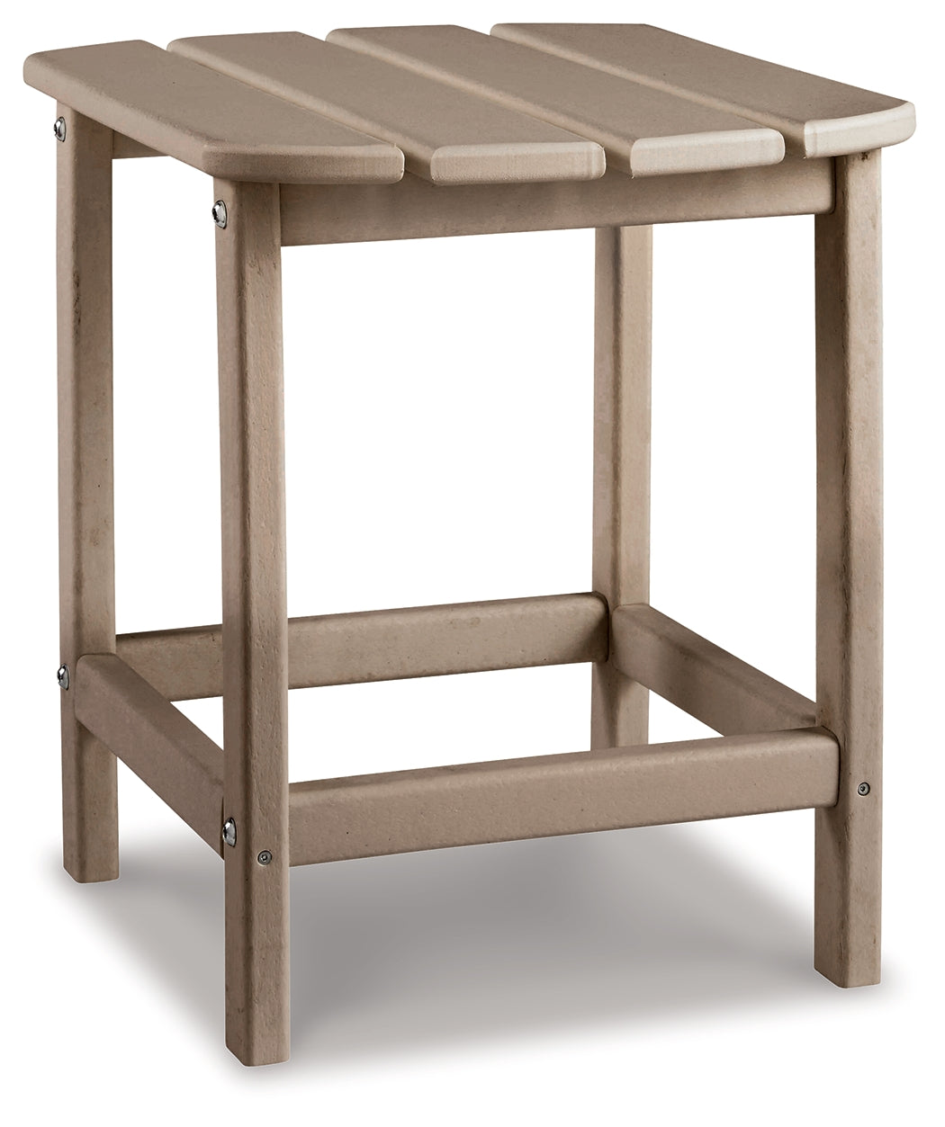 Sundown Treasure Driftwood Adirondack Chair with End Table - P014P1