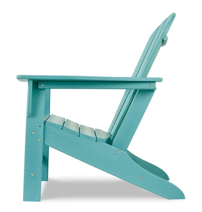 Sundown Treasure Outdoor Chair with End Table in Turquoise - PKG008189