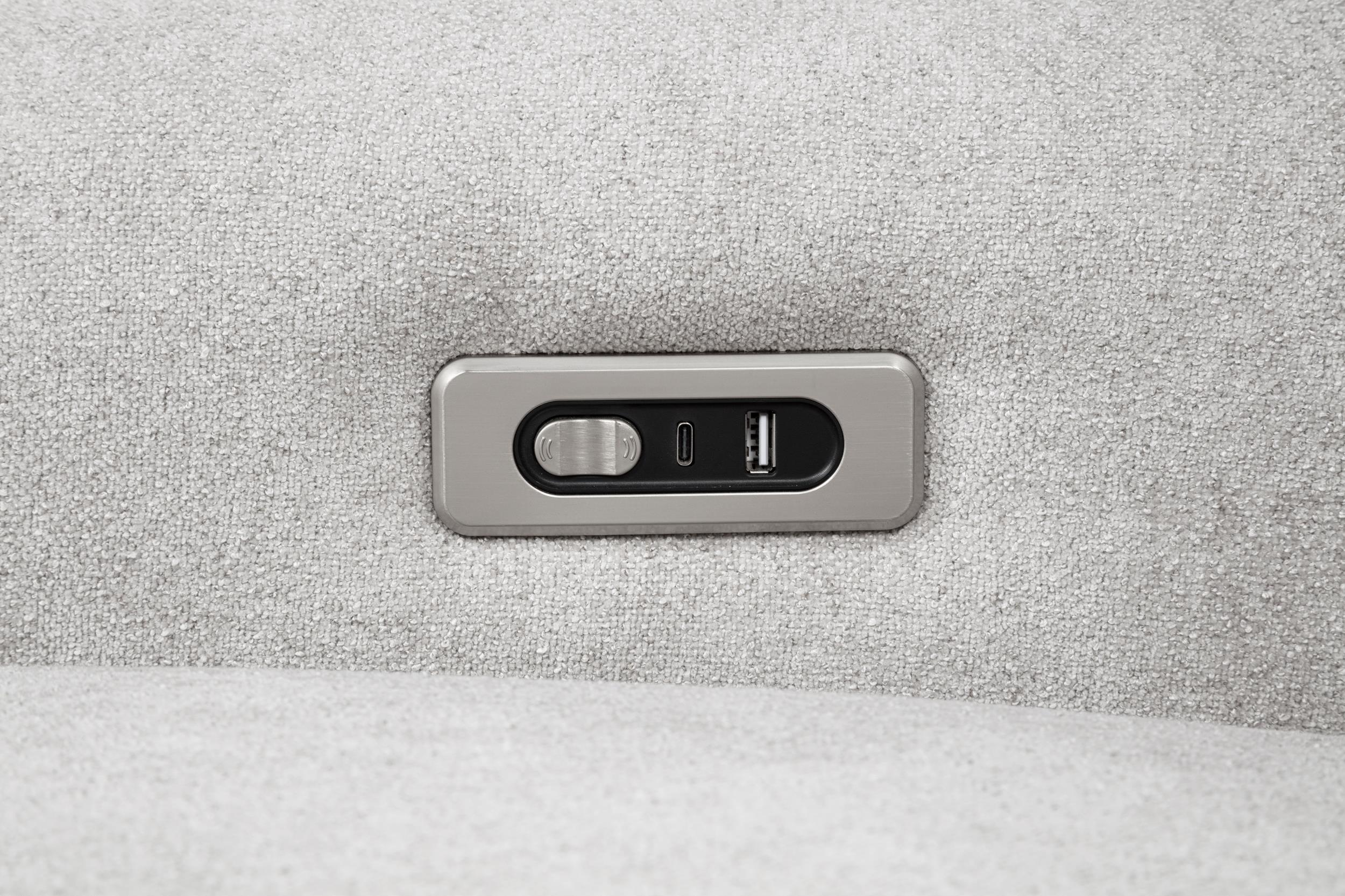 Sylmar 3-piece Chenille Power Reclining Sofa Set Dove Grey - 610521P-S3