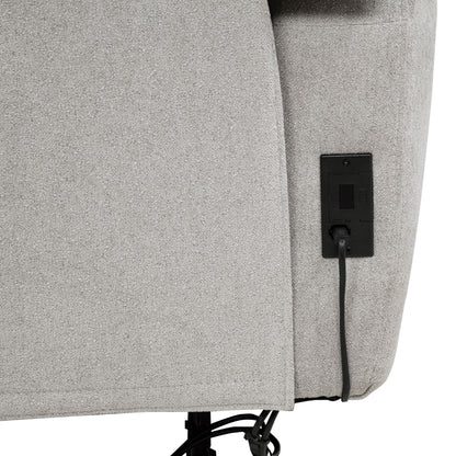 Sylmar 3-piece Chenille Power Reclining Sofa Set Dove Grey - 610521P-S3