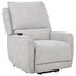 Sylmar Chenille Upholstered Dual Power Lift Recliner Grey - 610524PP