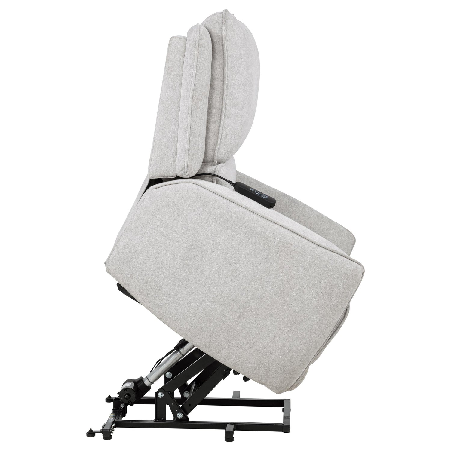 Sylmar Chenille Upholstered Dual Power Lift Recliner Grey - 610524PP