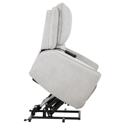 Sylmar Chenille Upholstered Dual Power Lift Recliner Grey - 610524PP