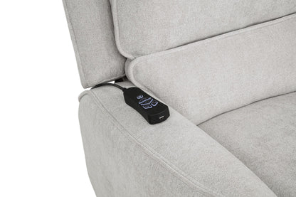 Sylmar Chenille Upholstered Dual Power Lift Recliner Grey - 610524PP
