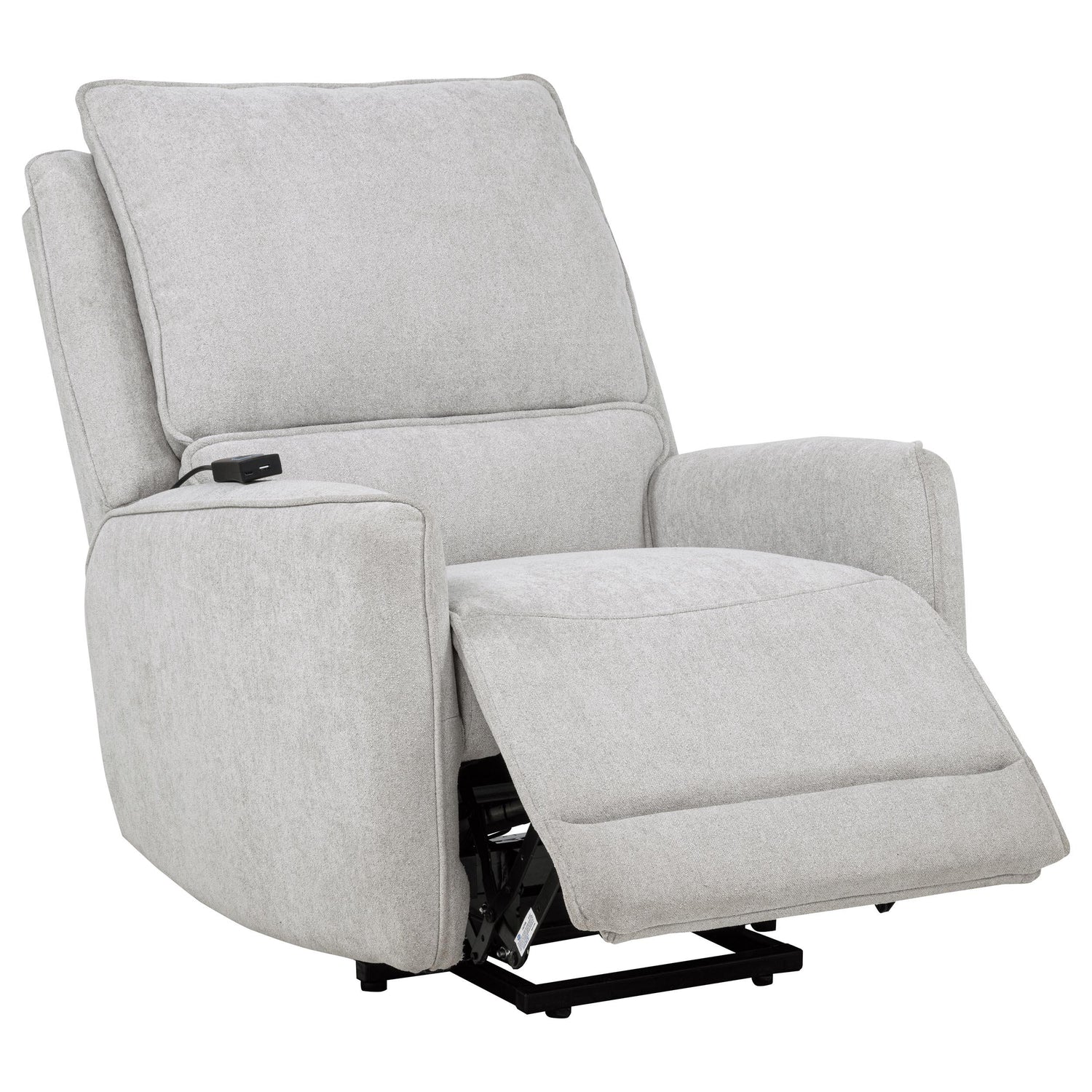 Sylmar Chenille Upholstered Dual Power Lift Recliner Grey - 610524PP
