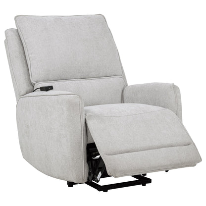 Sylmar Chenille Upholstered Dual Power Lift Recliner Grey - 610524PP
