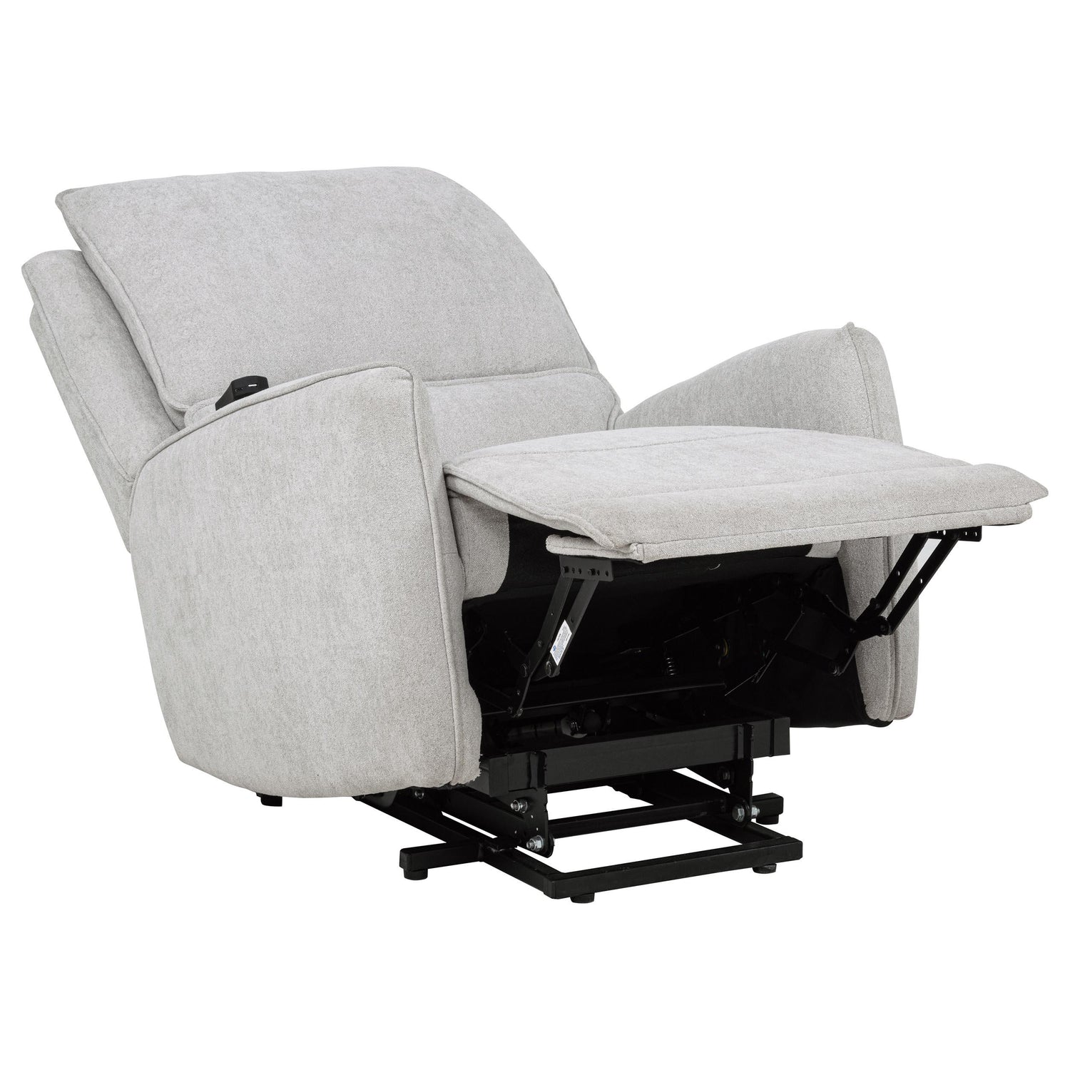 Sylmar Chenille Upholstered Dual Power Lift Recliner Grey - 610524PP