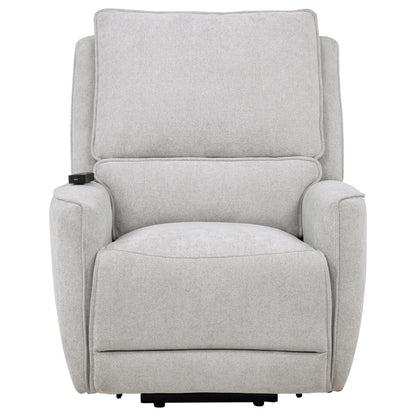 Sylmar Chenille Upholstered Dual Power Lift Recliner Grey - 610524PP