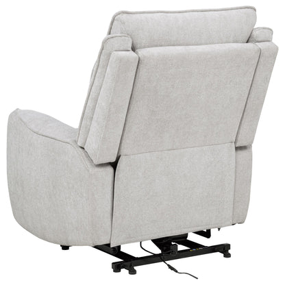 Sylmar Chenille Upholstered Dual Power Lift Recliner Grey - 610524PP