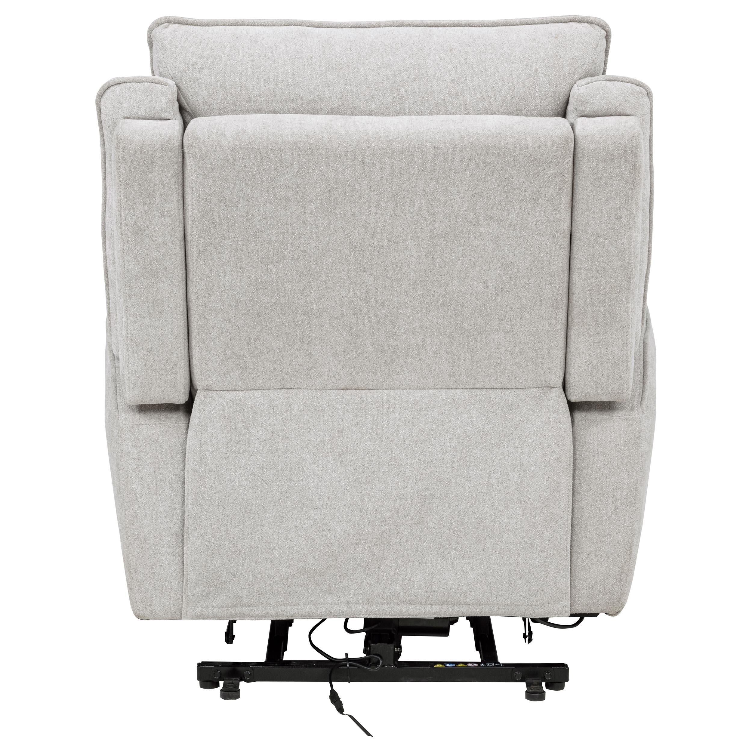 Sylmar Chenille Upholstered Dual Power Lift Recliner Grey - 610524PP