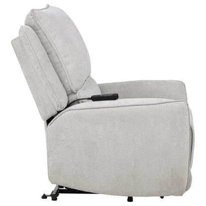 Sylmar Chenille Upholstered Dual Power Lift Recliner Grey - 610524PP