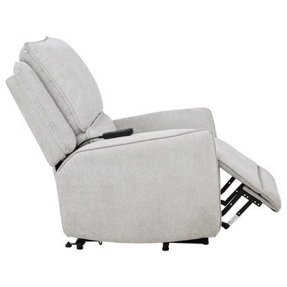 Sylmar Chenille Upholstered Dual Power Lift Recliner Grey - 610524PP