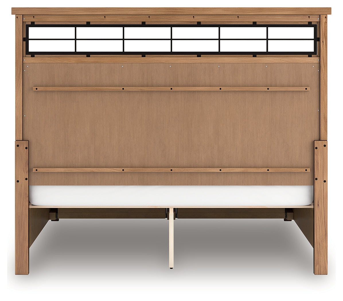 Taffenbrook Medium Brown California King Panel Storage Bed - B849B5