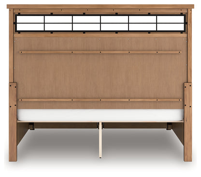 Taffenbrook Medium Brown California King Panel Storage Bed - B849B5