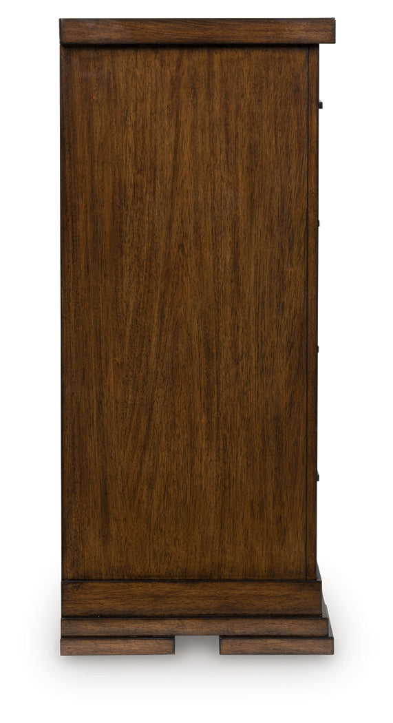 Taffenbrook Medium Brown Dresser - B849-31