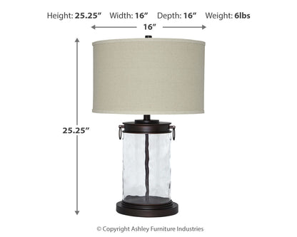 Tailynn Clear/Bronze Finish Table Lamp (Set of 2) - L430324X2
