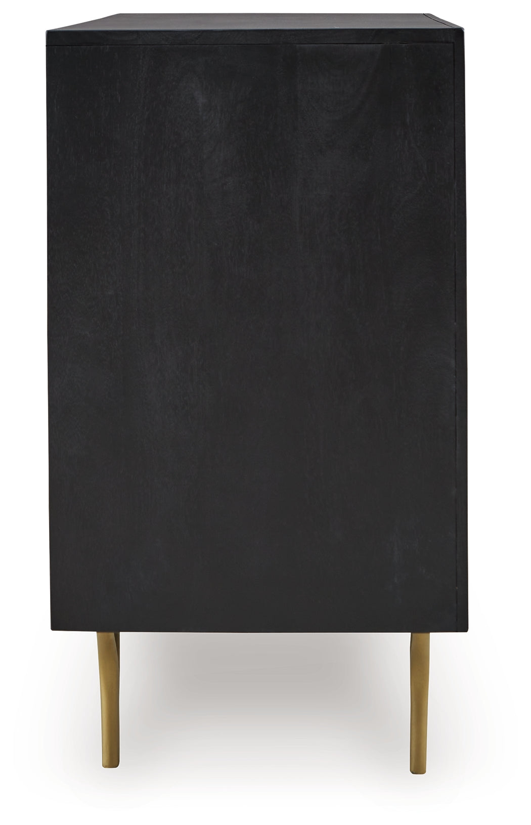 Tayner Black/Gold Finish Accent Cabinet - A4000654