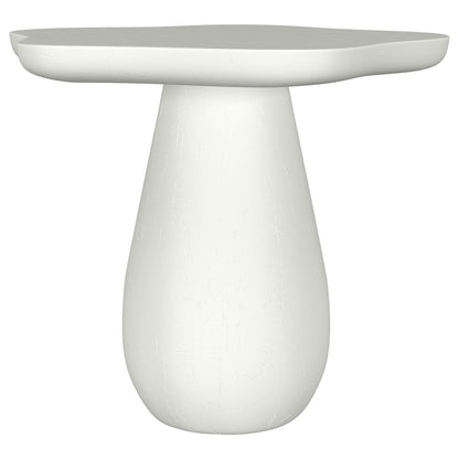 TBA 16-inch Engineered Wood Cloud Shaped Side Table Off White - 930615