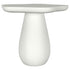 TBA 16-inch Engineered Wood Cloud Shaped Side Table Off White - 930615