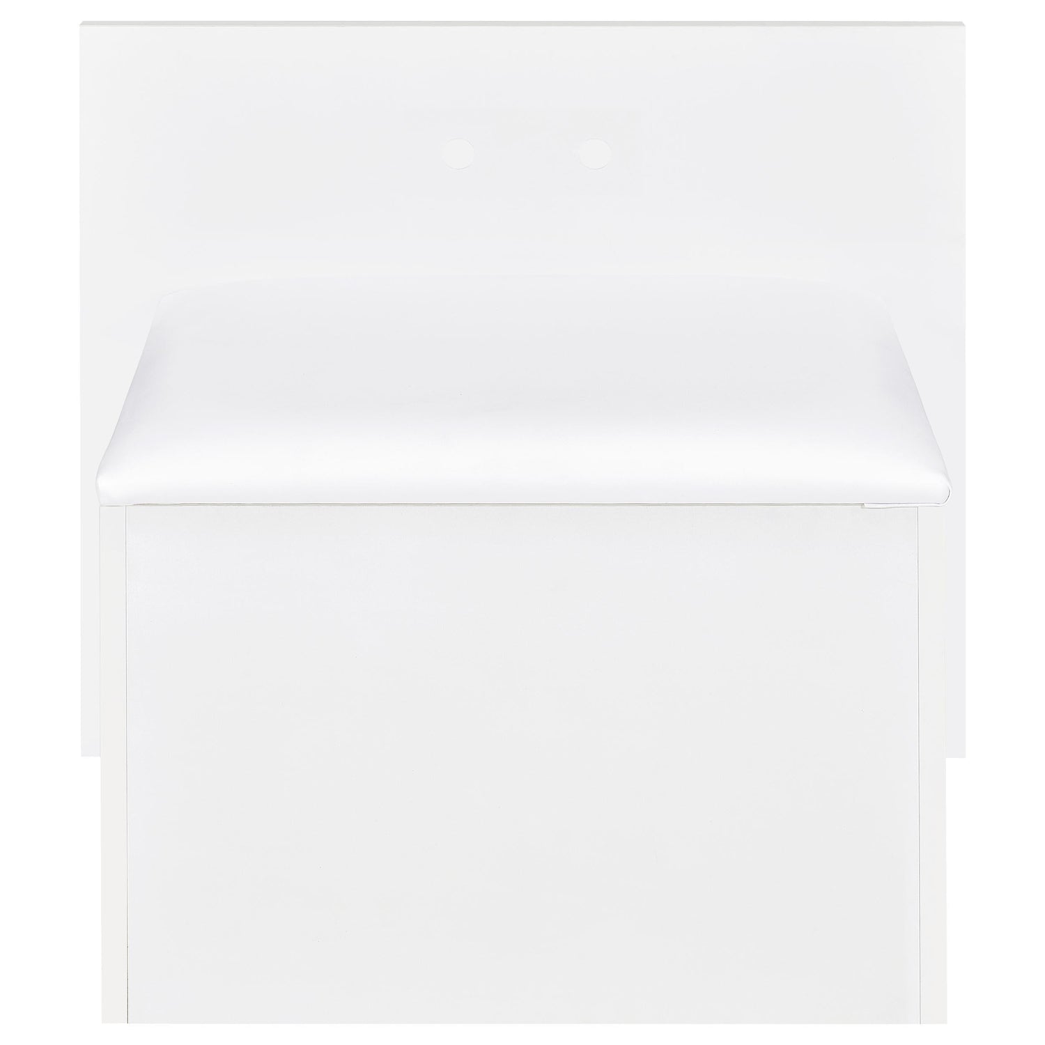 TBA 2-drawer Vanity Table Set LED Mirror and Stool White High Gloss - 930218