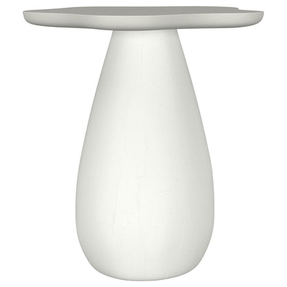 TBA 22-inch Engineered Wood Cloud Shaped Side Table Off White - 930616
