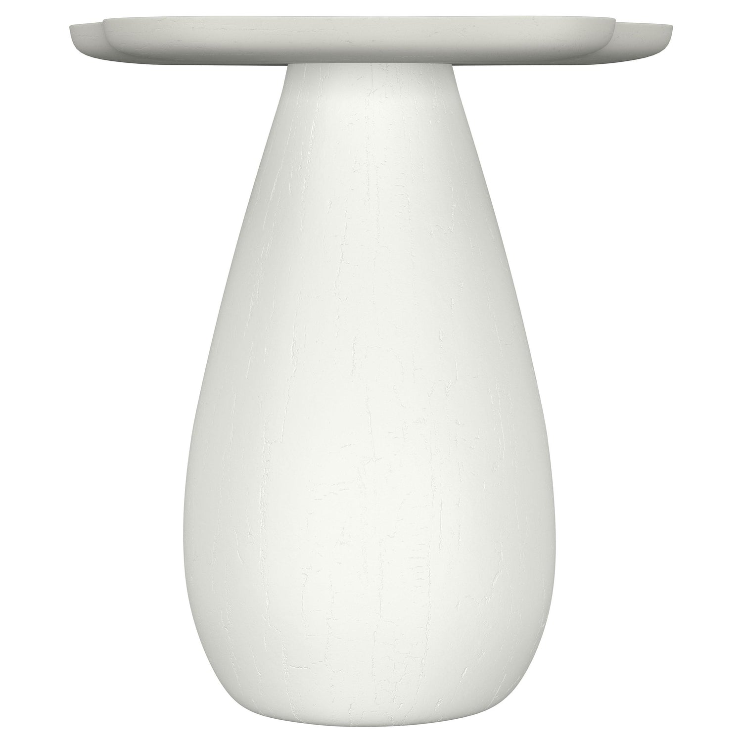 TBA 22-inch Engineered Wood Cloud Shaped Side Table Off White - 930616