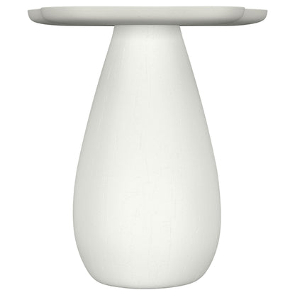 TBA 22-inch Engineered Wood Cloud Shaped Side Table Off White - 930616