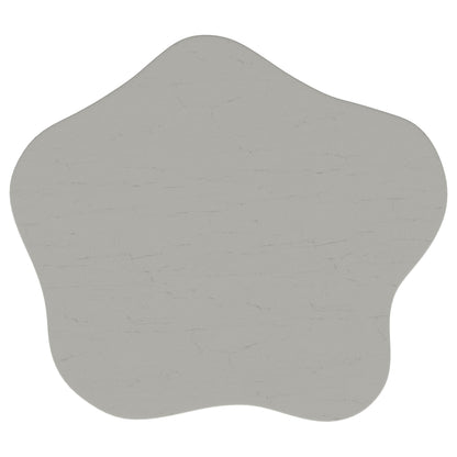 TBA 22-inch Engineered Wood Cloud Shaped Side Table Off White - 930616