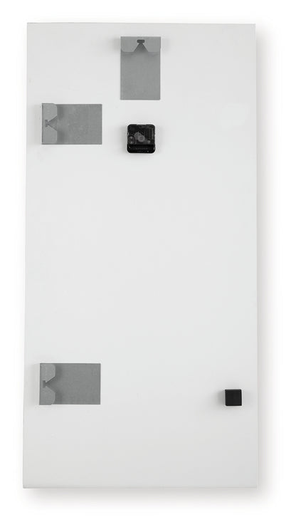 Teague Brown/Gray/Ivory Wall Clock - A8010432