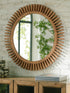 Tedwell Brown Accent Mirror - A8010410