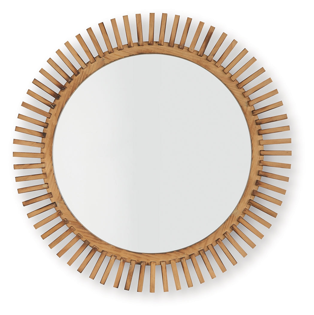 Tedwell Brown Accent Mirror - A8010410