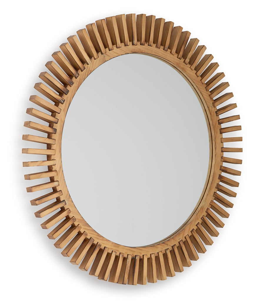 Tedwell Brown Accent Mirror - A8010410