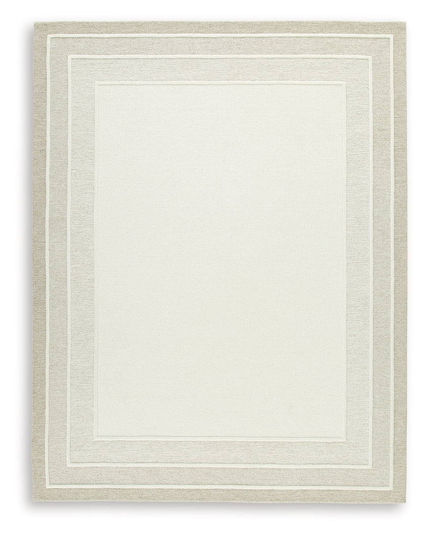 Teelgan Ivory/Tan Extra Large Rug - R407310