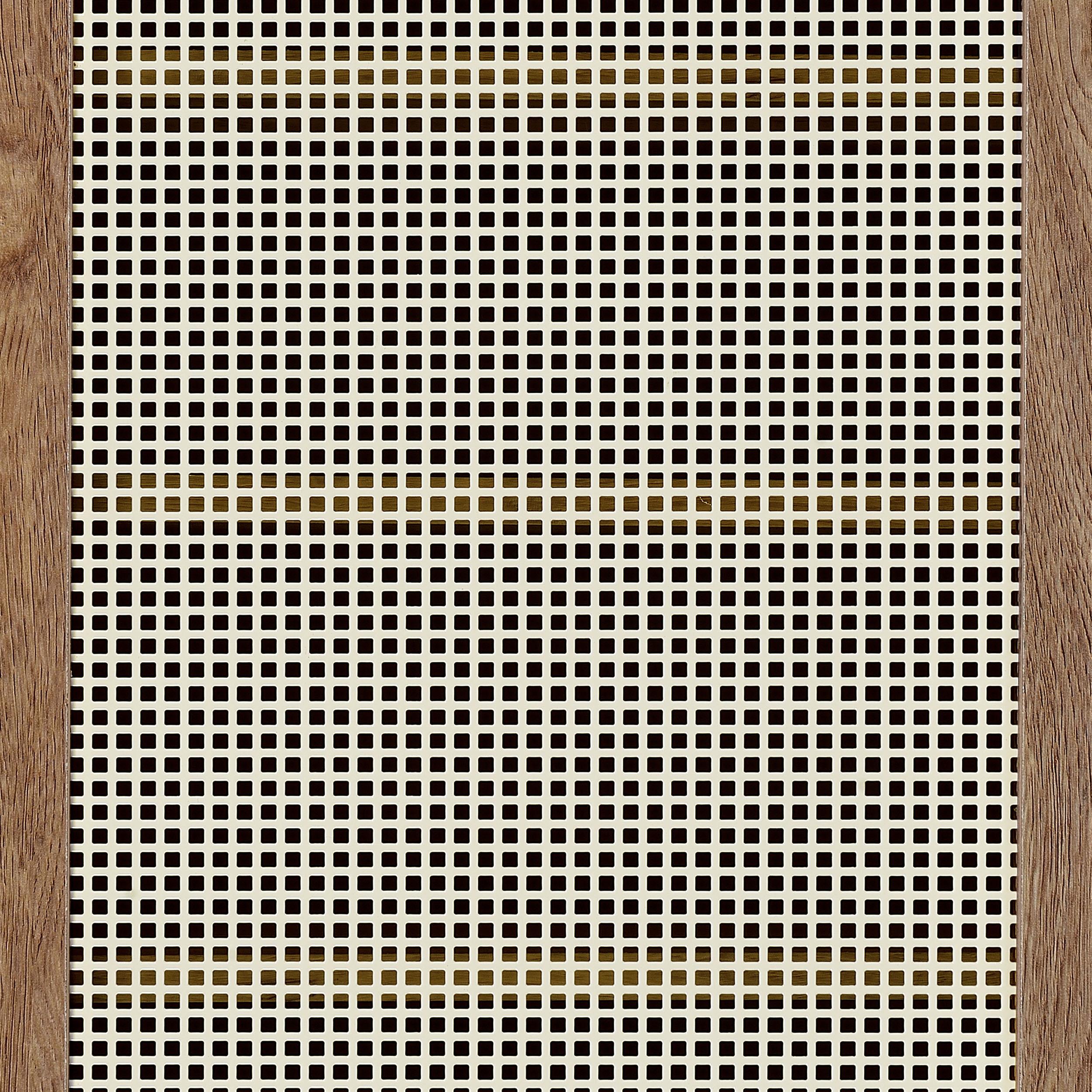 Teller 80-inch 4-door Tall Shoe Storage Cabinet Natural Oak - 950440