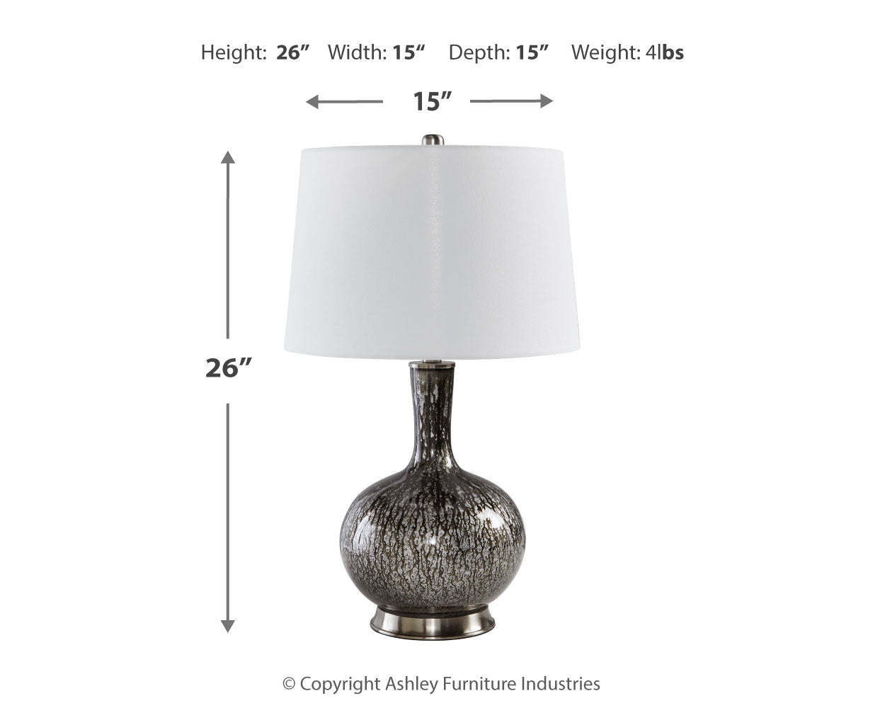 Tenslow 2-Piece Table Lamp Set in Antique Black - PKG015584