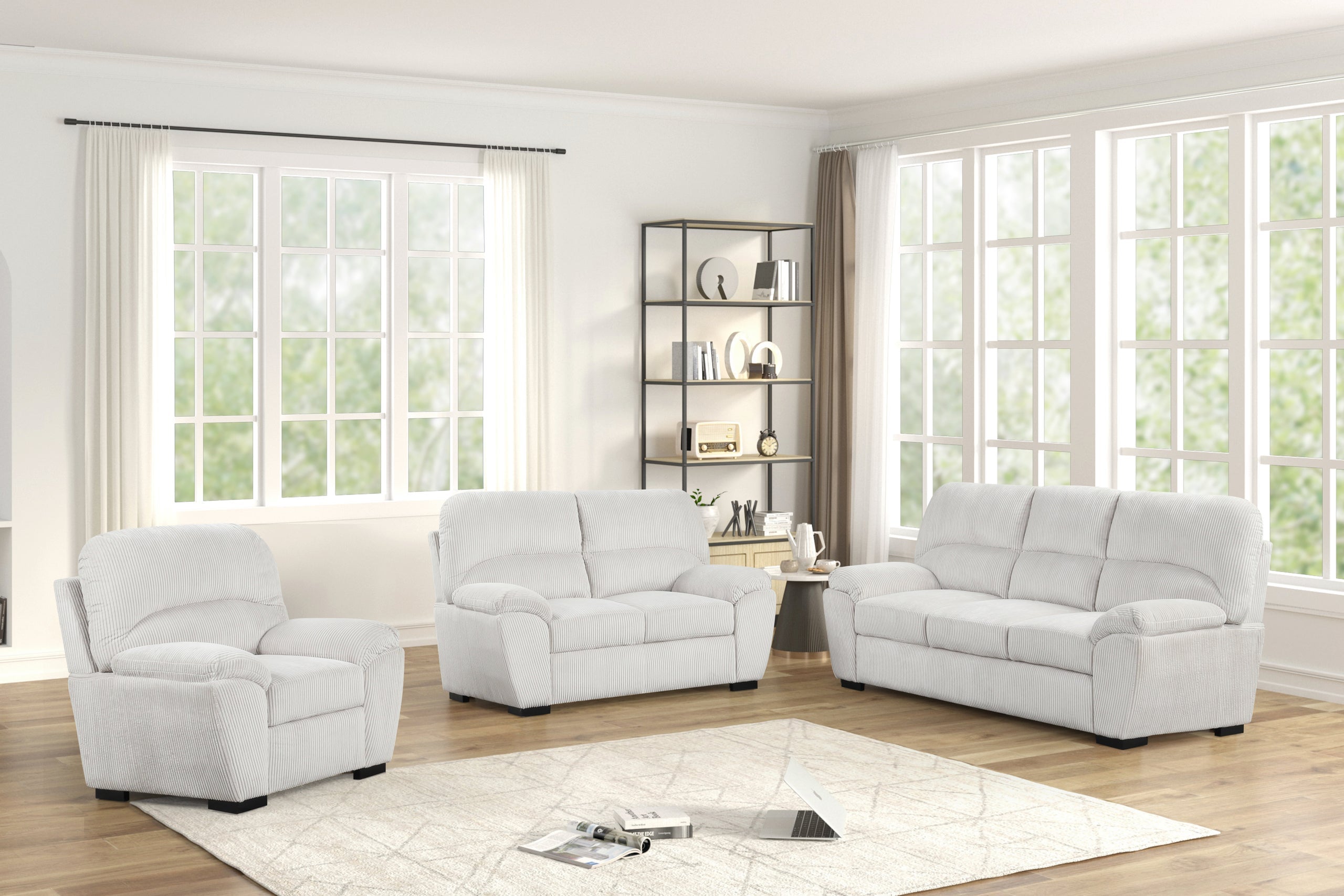 Tiffany20 - 2PC or 3PC Living Room Set *2PC - TIFFANY20 2PC