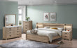 Tilston Natural King Panel Bed - SET | B3400-K-HB | B3400-K-FB | B3400-KQ-RAIL - Bien Home Furniture & Electronics