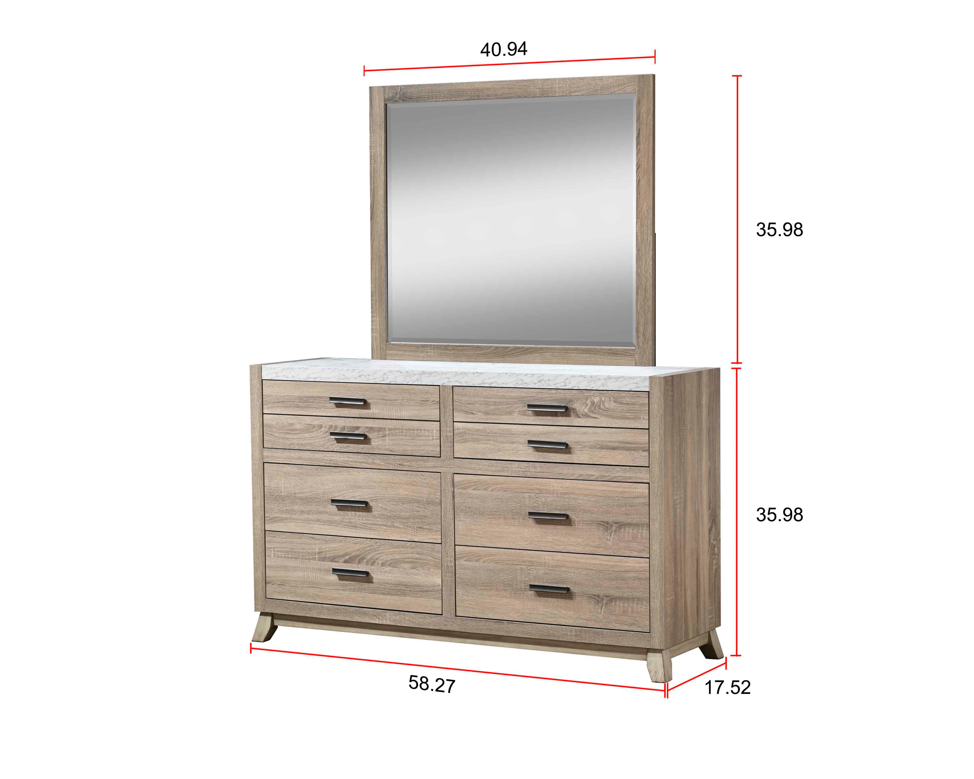 Tilston Natural Panel Bedroom Set - SET | B3400-Q-HB | B3400-Q-FB | B3400-KQ-RAIL | B3400-2 | B3400-4 - Bien Home Furniture &amp; Electronics