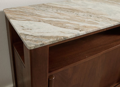 Tobinville Dark Brown Accent Cabinet - A4000673