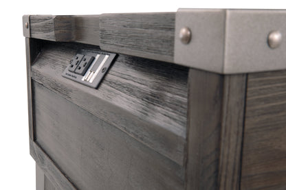 Todoe Coffee Table with 1 End Table in Dark Gray - PKG008763