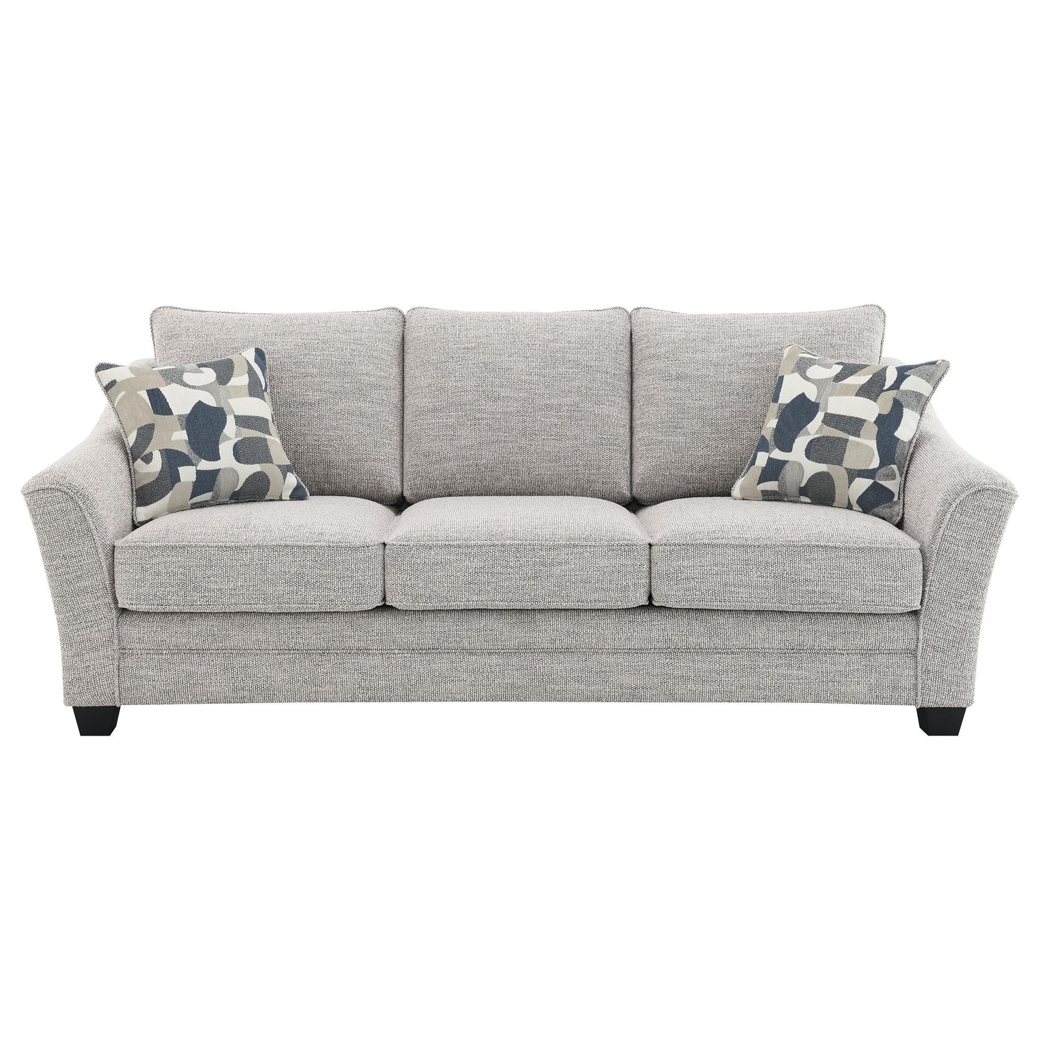 Tomkins Light Gray 3-Piece Boucle Upholstered Sofa Set from Coaster - Luna Furniture