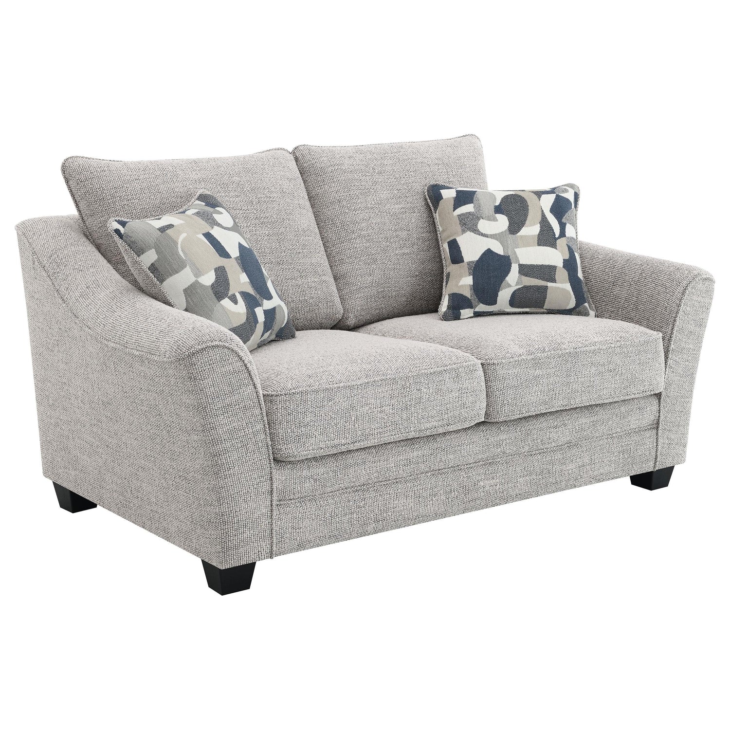 Tomkins Light Gray 3-Piece Boucle Upholstered Sofa Set from Coaster - Luna Furniture