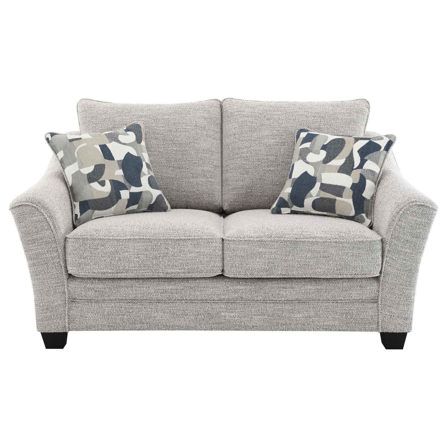 Tomkins Light Gray 3-Piece Boucle Upholstered Sofa Set from Coaster - Luna Furniture