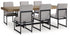 Tomtyn Dining Table and 6 Chairs in Light Brown - PKG020805