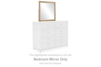 Tomtyn Light Brown Bedroom Mirror - B622-36
