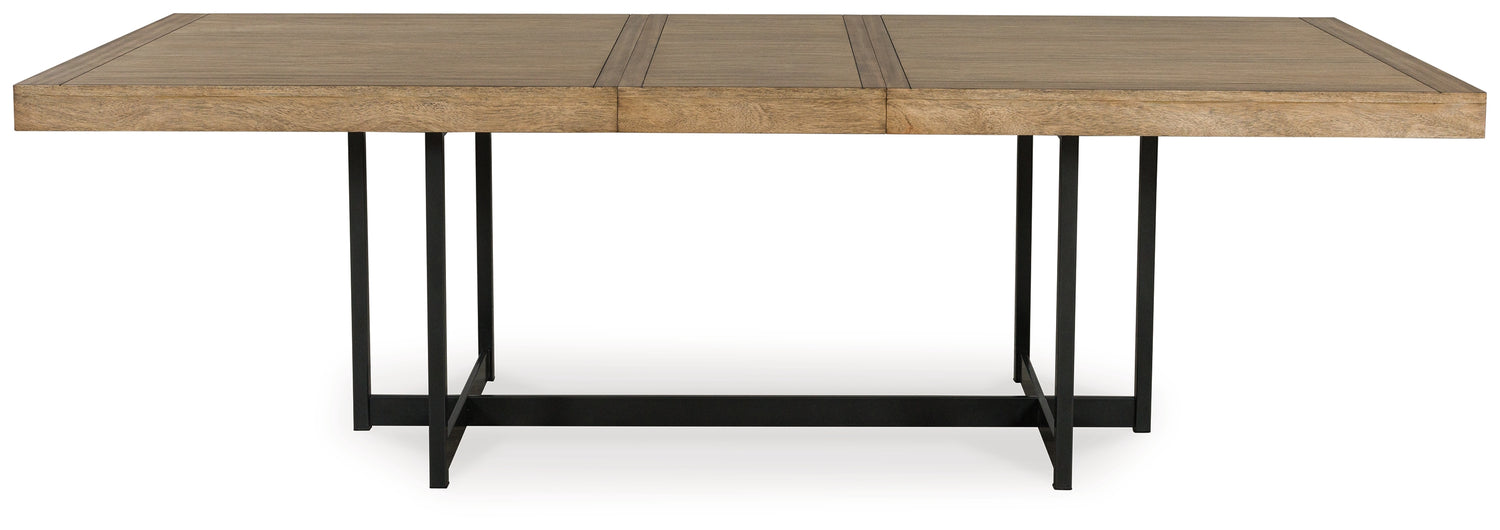 Tomtyn Light Brown Dining Extension Table - D622-35