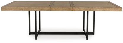 Tomtyn Light Brown Dining Extension Table - D622-35