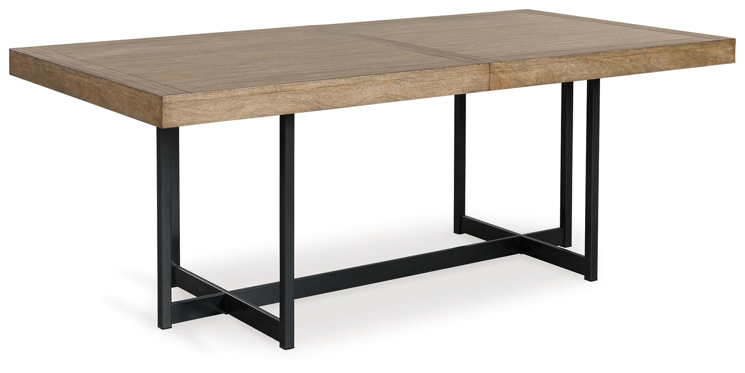 Tomtyn Light Brown Dining Extension Table - D622-35
